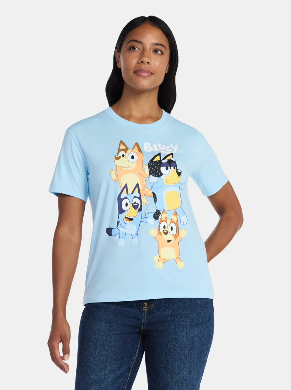 Bluey Womens Graphic T Shirt Short Sleeve Size S NWT